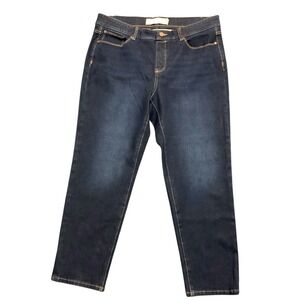 Soft Surroundings Jeans Womens XL Petite XLP Dark Wash Stretch Pull On Denim‎